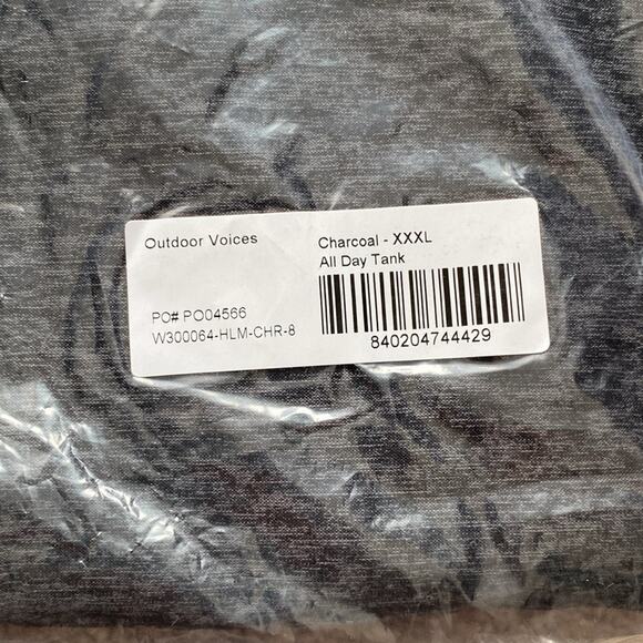 Outdoor Voices All Day Tank Charcoal Size 3X - Picture 3 of 4